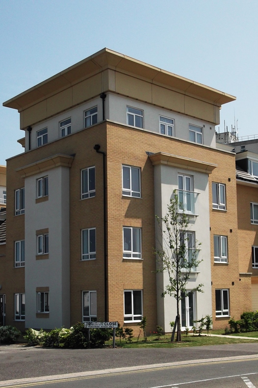 Modern block of flats